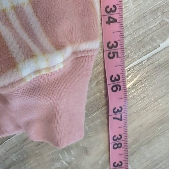 Aeropostale sweatpants women's large fleece style pink white drawstring soft - Picture 5 of 8